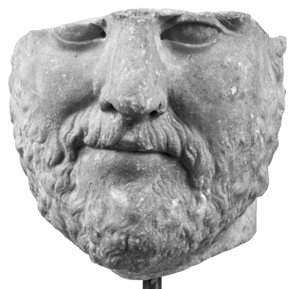 Unknown:Head of a Man, perhaps Phokion, Poster Print Wall Art