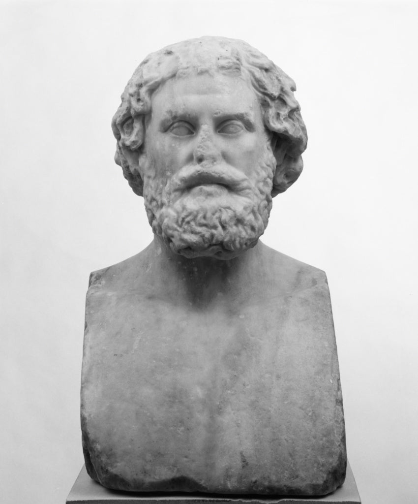 Unknown:Portrait Bust of Solon, Poster Print Wall Art