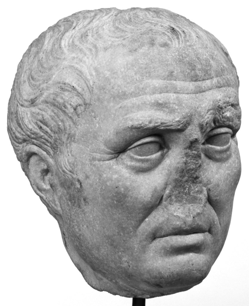 Unknown:Head of a Man (Imitation of a Portrait of "Cicero"), Poster Print Wall Art