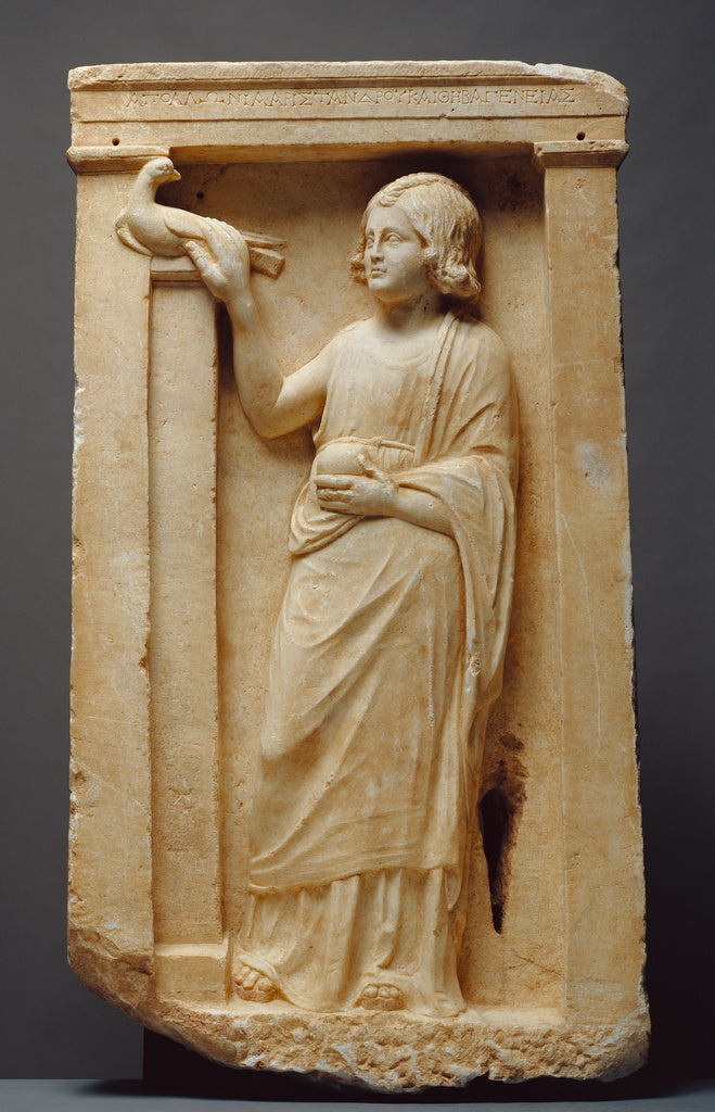 Unknown:Grave Naiskos of Apollonia, Poster Print Wall Art
