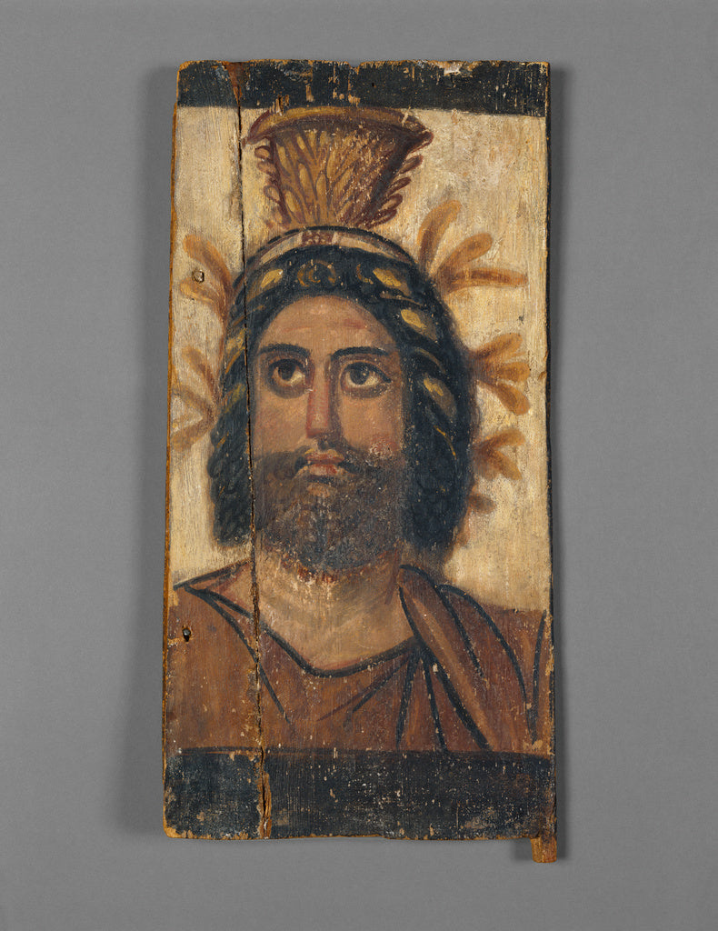 Unknown:Panel with Painted Image of Serapis, Poster Print Wall Art