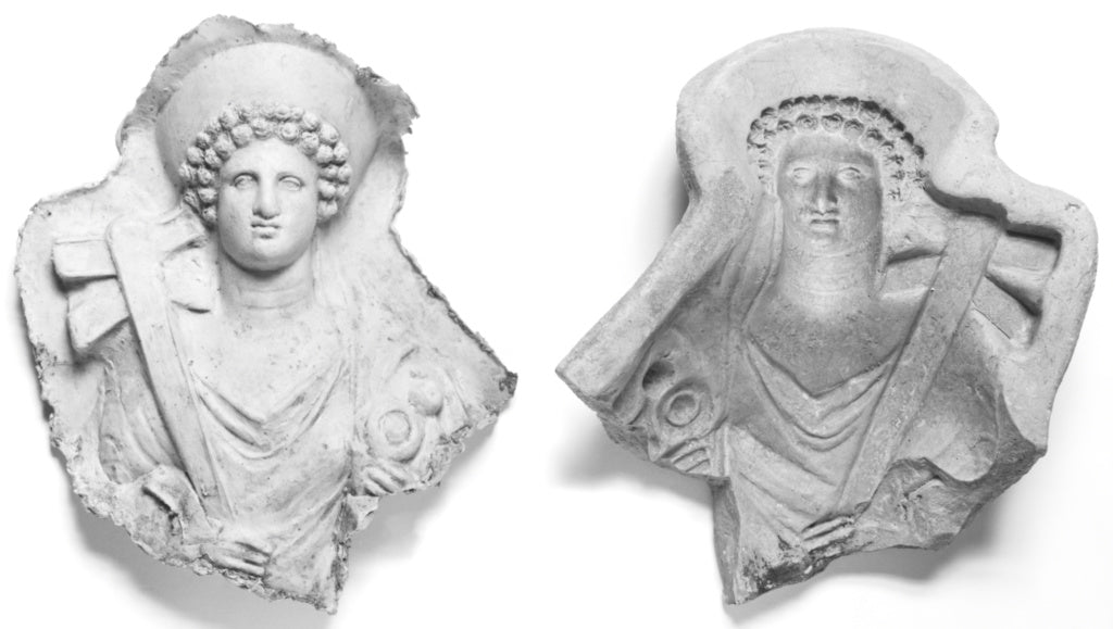 Shop of AL and DionysusAttributed to:Mold of a Torso and Hea, Poster Print Wall Art