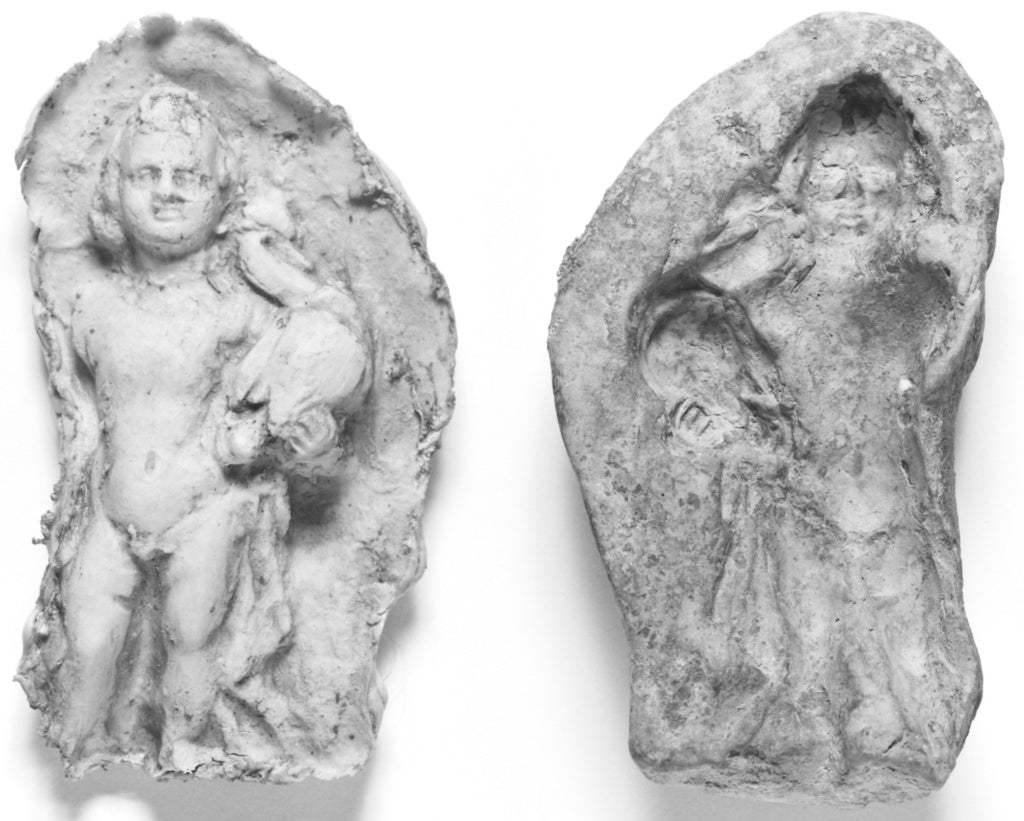 Unknown:Mold of a Nude Boy with a Goose, Poster Print Wall Art