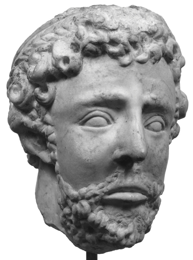 Unknown:Imitation of a Roman Portrait of a Bearded Man, Poster Print Wall Art