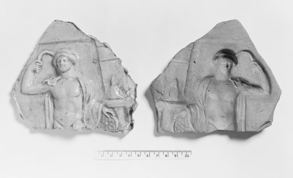 Unknown:Fragmentary Mold of a Youth with a Strigil, Poster Print Wall Art