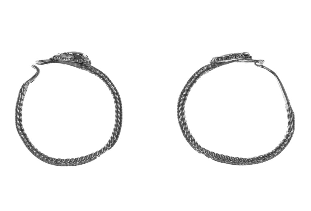 Unknown:Pair of Loop Earrings, Poster Print Wall Art