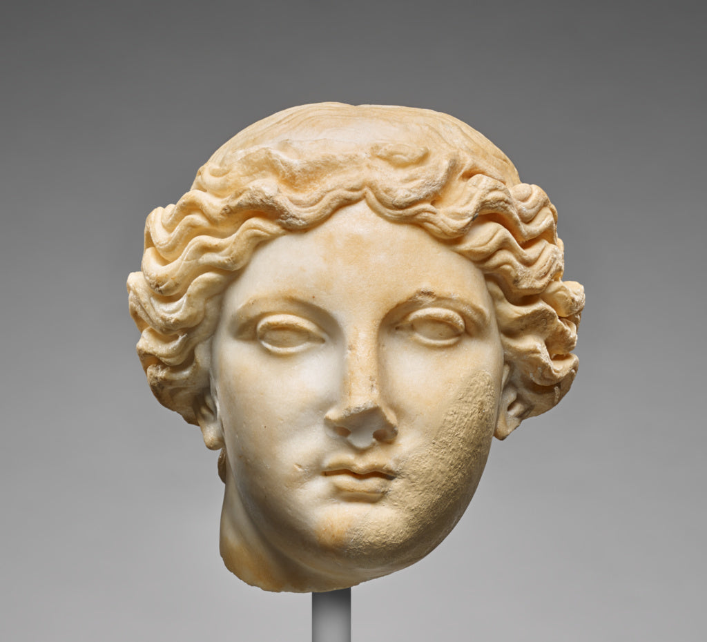 Unknown:Head of a Muse, Poster Print Wall Art