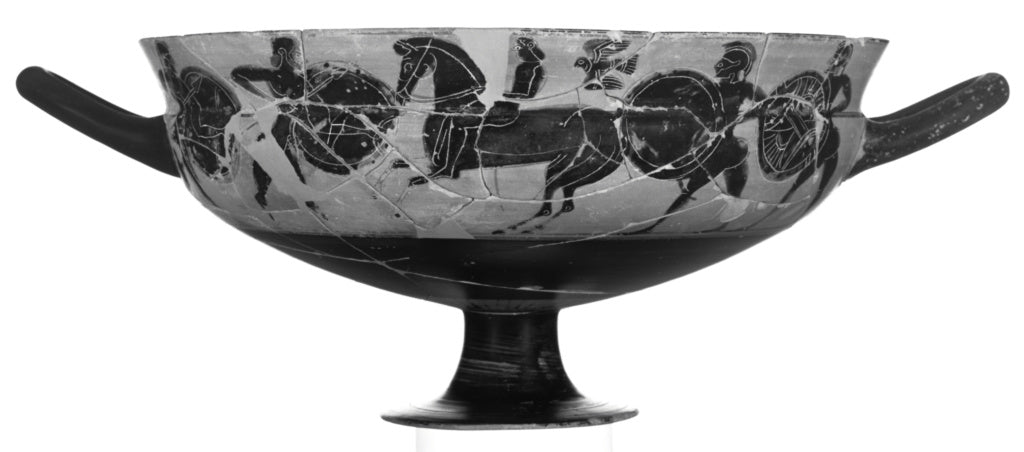 Malibu Painter:Attic Black-Figure Siana Cup, Poster Print Wall Art