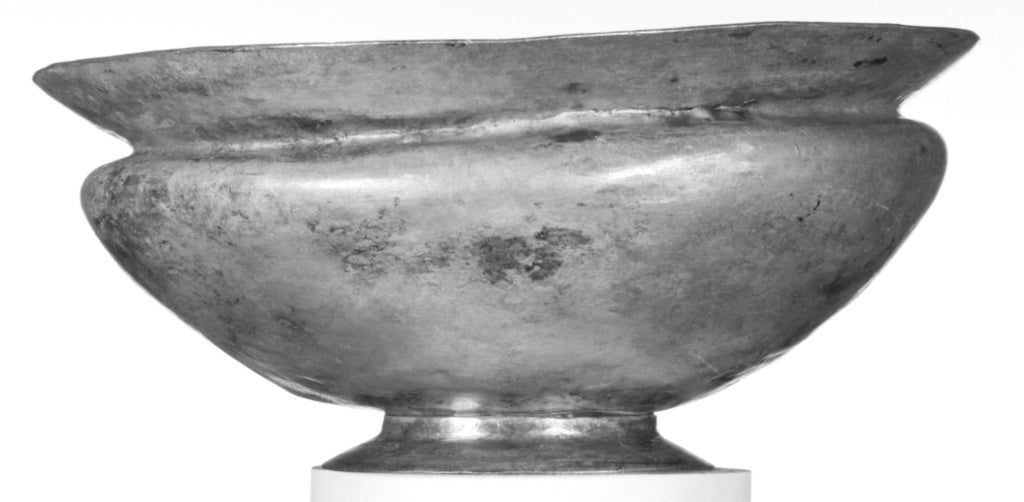 Unknown Artist:Silver Kylix with Offset Lip, Poster Print Wall Art