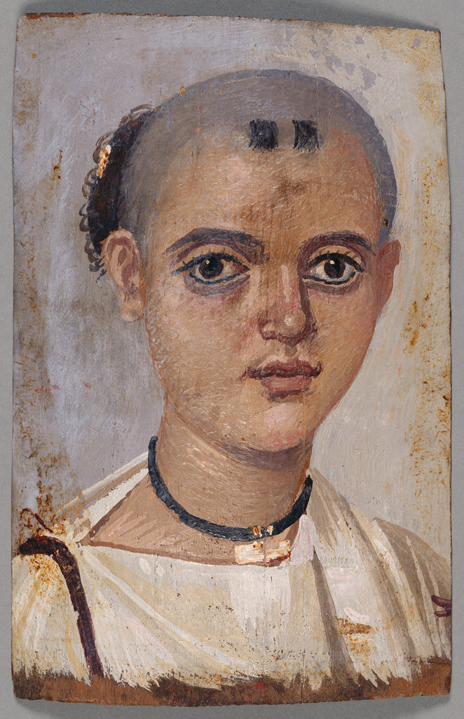 Unknown:Mummy Portrait of a Youth, Poster Print Wall Art