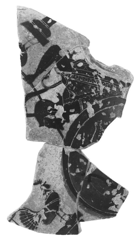 Unknown:Attic Panathenaic Amphora Fragment, Poster Print Wall Art