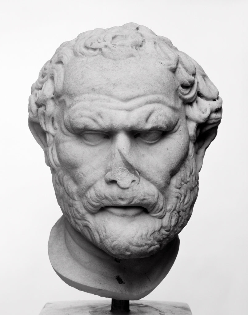 Unknown:Imitation of the Head of Demosthenes Worked for Inse, Poster Print Wall Art