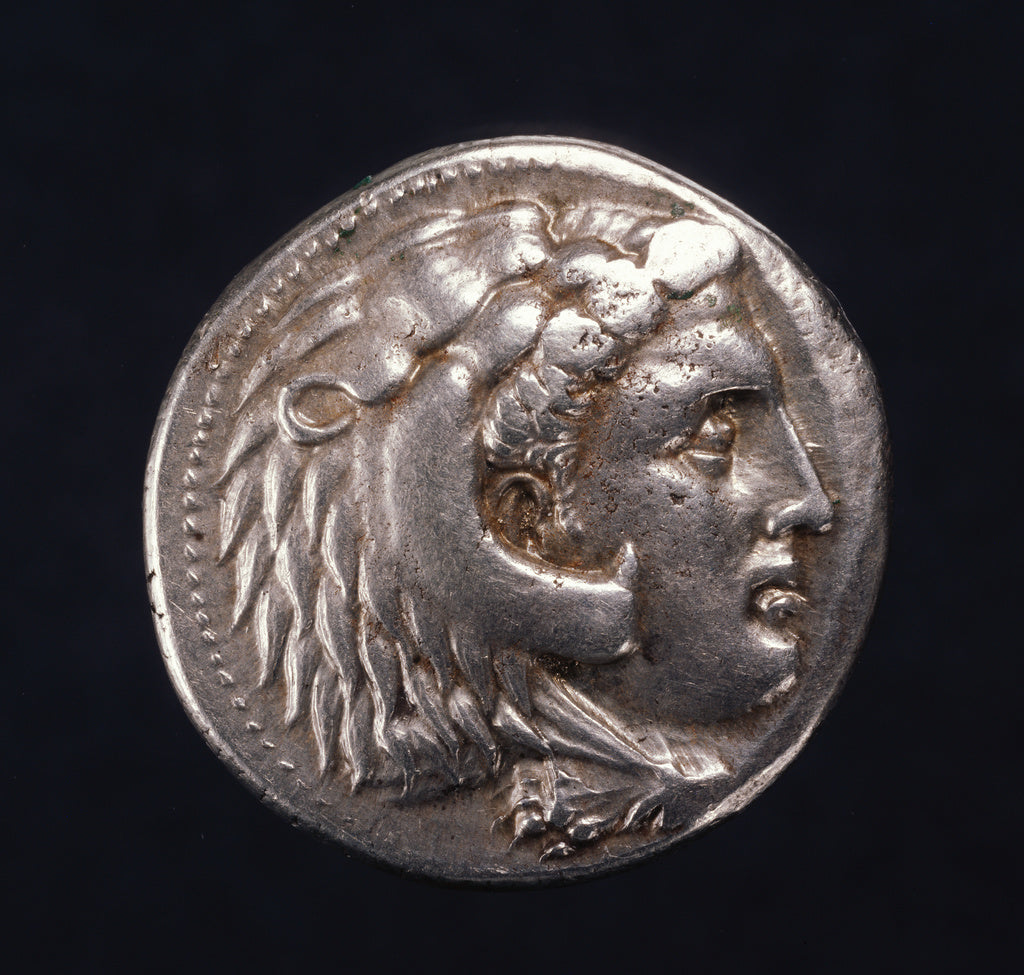 Unknown:Tetradrachm of Lysimachus, Poster Print Wall Art