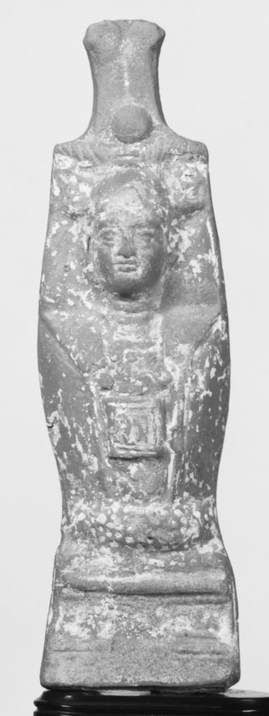Unknown:Votive Relief, Canopic Jar with Head of Osiris, Poster Print Wall Art