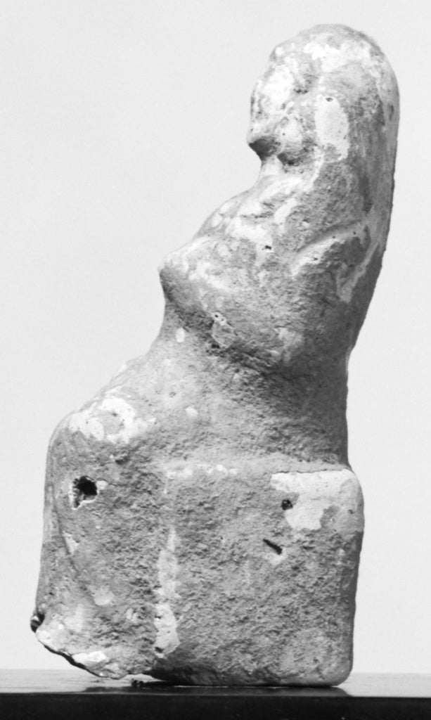 Unknown:Statuette of Female Holding a Young Child in Her Lef, Poster Print Wall Art