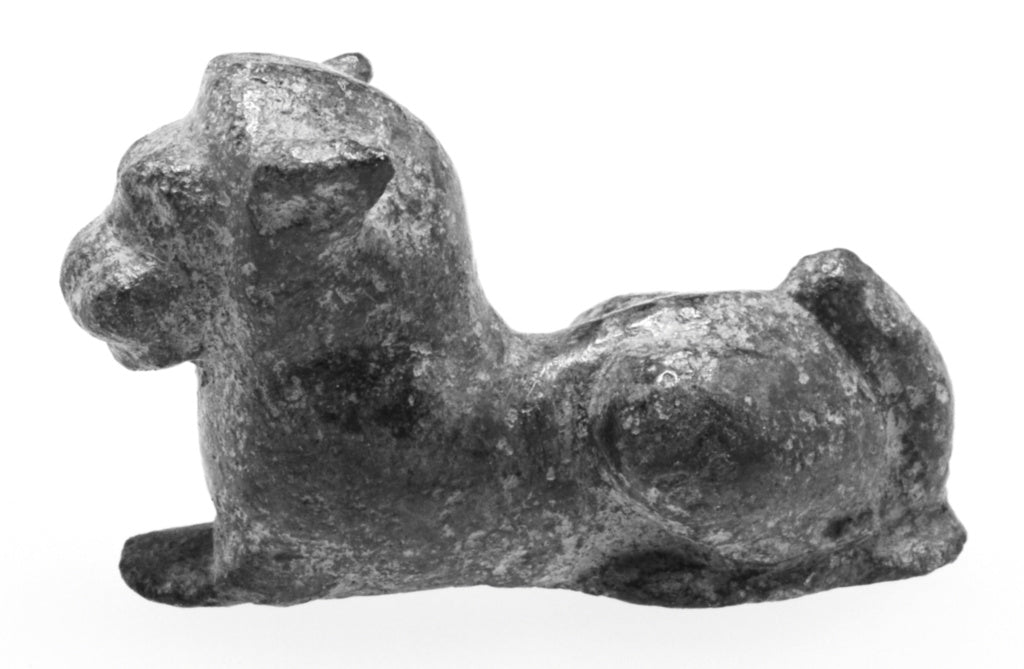 Unknown:Statuette of a Recumbent Lion, Poster Print Wall Art