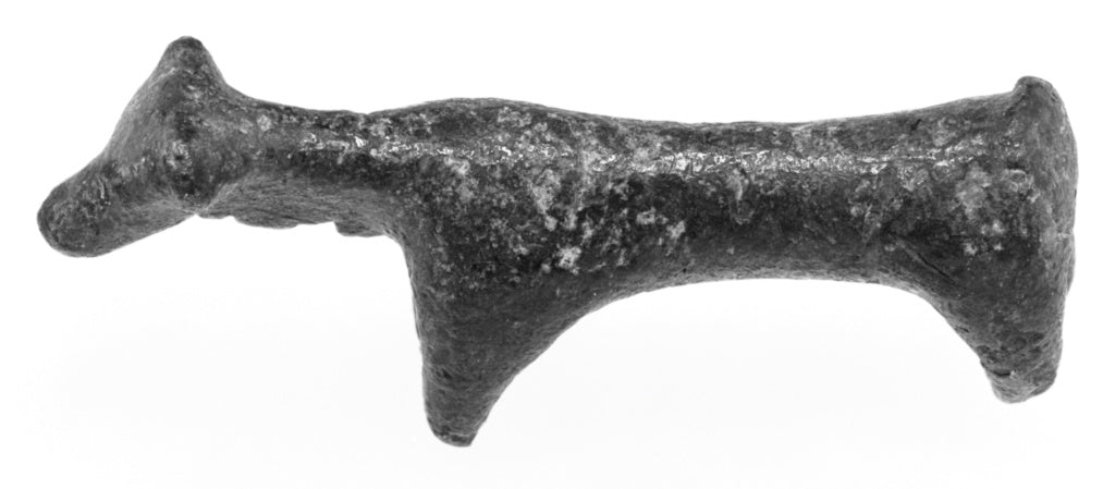 Unknown:Statuette of a Dog (with Elongated Body), Poster Print Wall Art