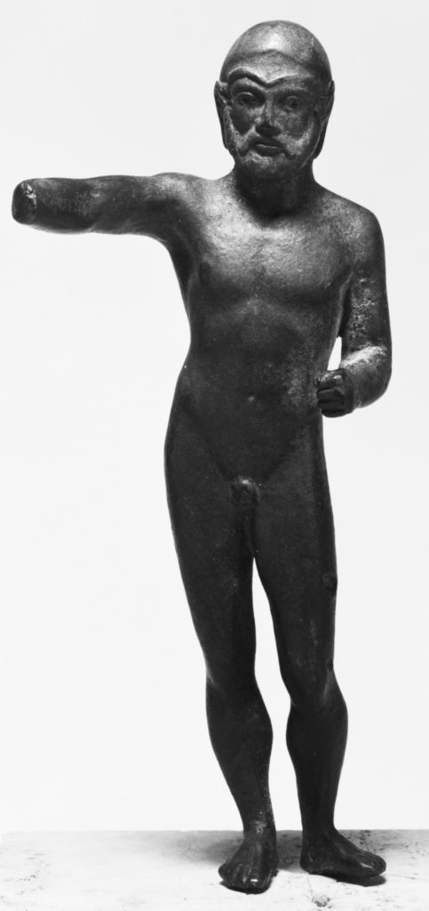 Unknown:Cast after a Statuette of a Strategos, Poster Print Wall Art