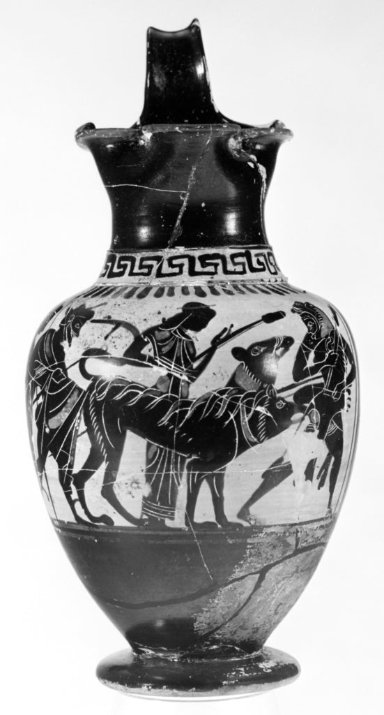 Altenberg Class:Attic Black-Figure Oinochoe (Shape I), Poster Print Wall Art