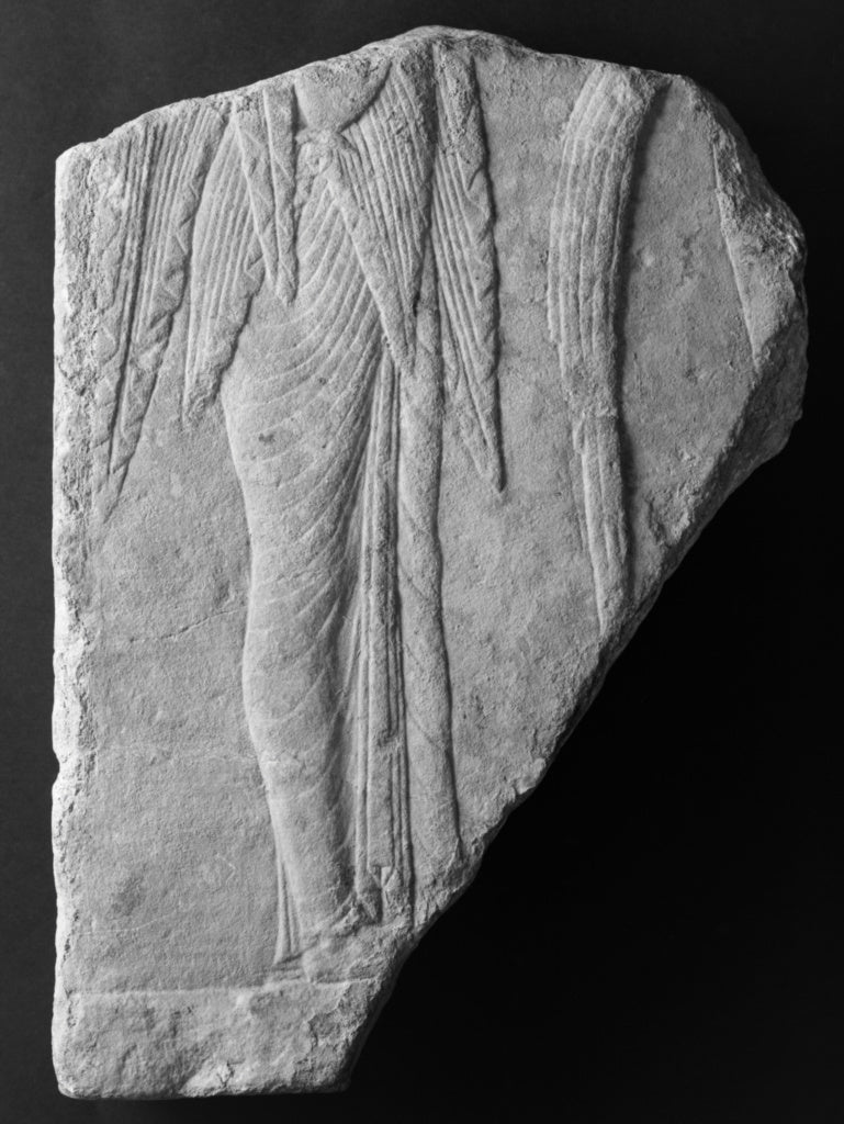 Unknown:Fragmentary Archaistic Relief, Poster Print Wall Art