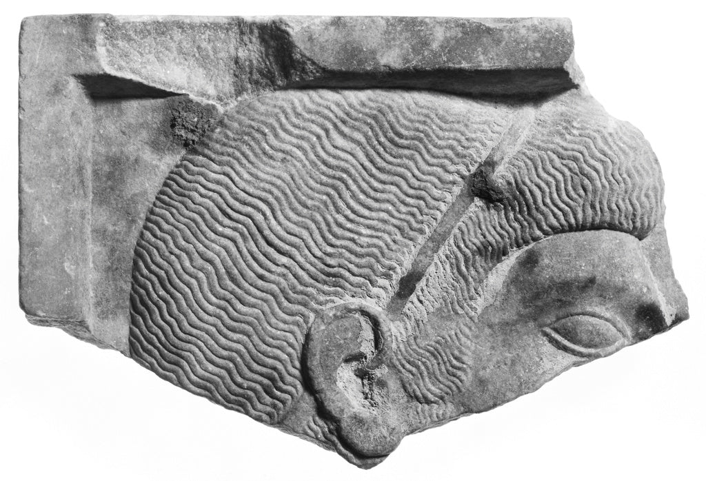 Unknown:Imitation of a Fragmentary Greek Archaic Relief, Poster Print Wall Art