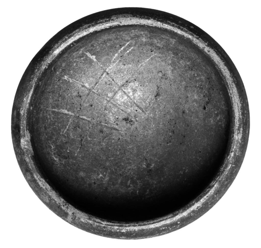 Unknown:Black-Glaze Bowl with Inscription, Poster Print Wall Art