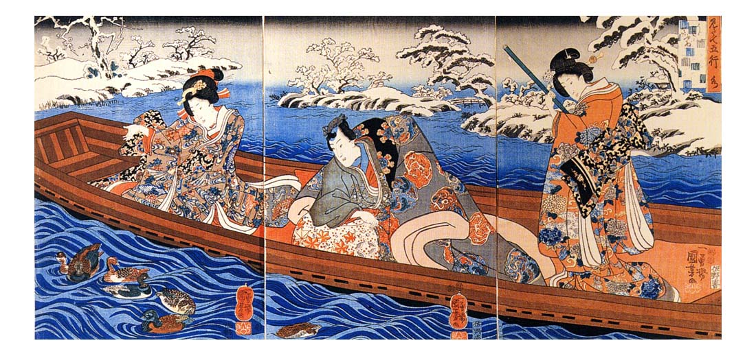 010527, historic, vintage ukiyo-e Japan artwork,12x8"(A4) Poster Print