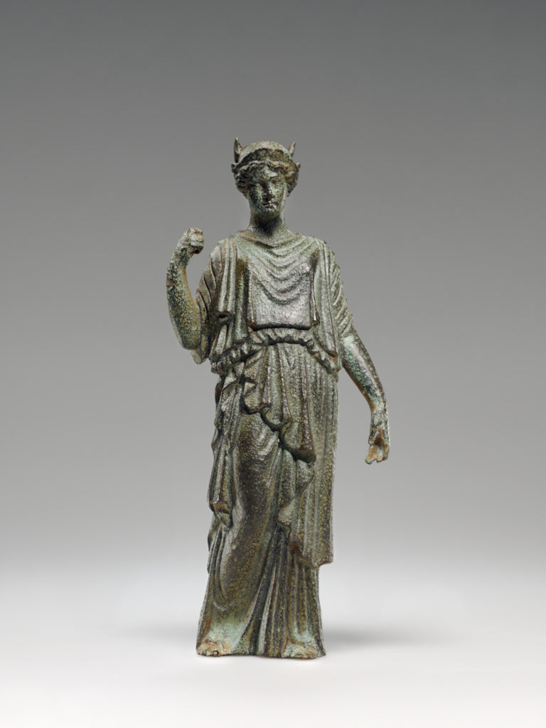 Unknown:Imitation of a Statuette of Athena, Poster Print Wall Art