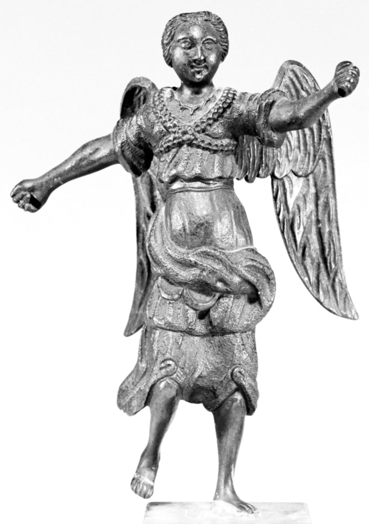 Unknown:Statuette of Nike, Poster Print Wall Art