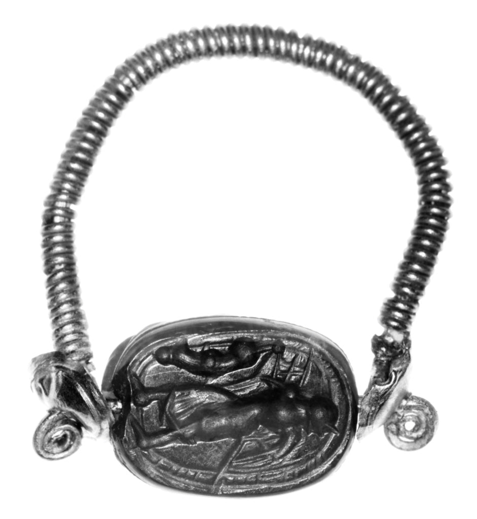 Unknown:Scarab inset into a Ring, Poster Print Wall Art