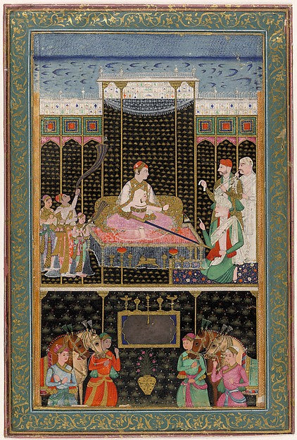 :Darbar of Sultan Abdullah Qutb Shah c1612–20-16x12"(A3) Poster