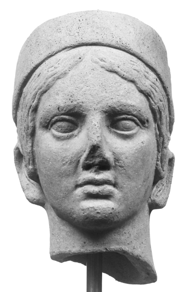 Unknown:Female Head with a Polos, Poster Print Wall Art