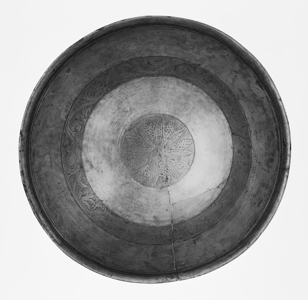 Unknown:Bowl with Leaf Calyx Medallion and Tendril Frieze, Poster Print Wall Art