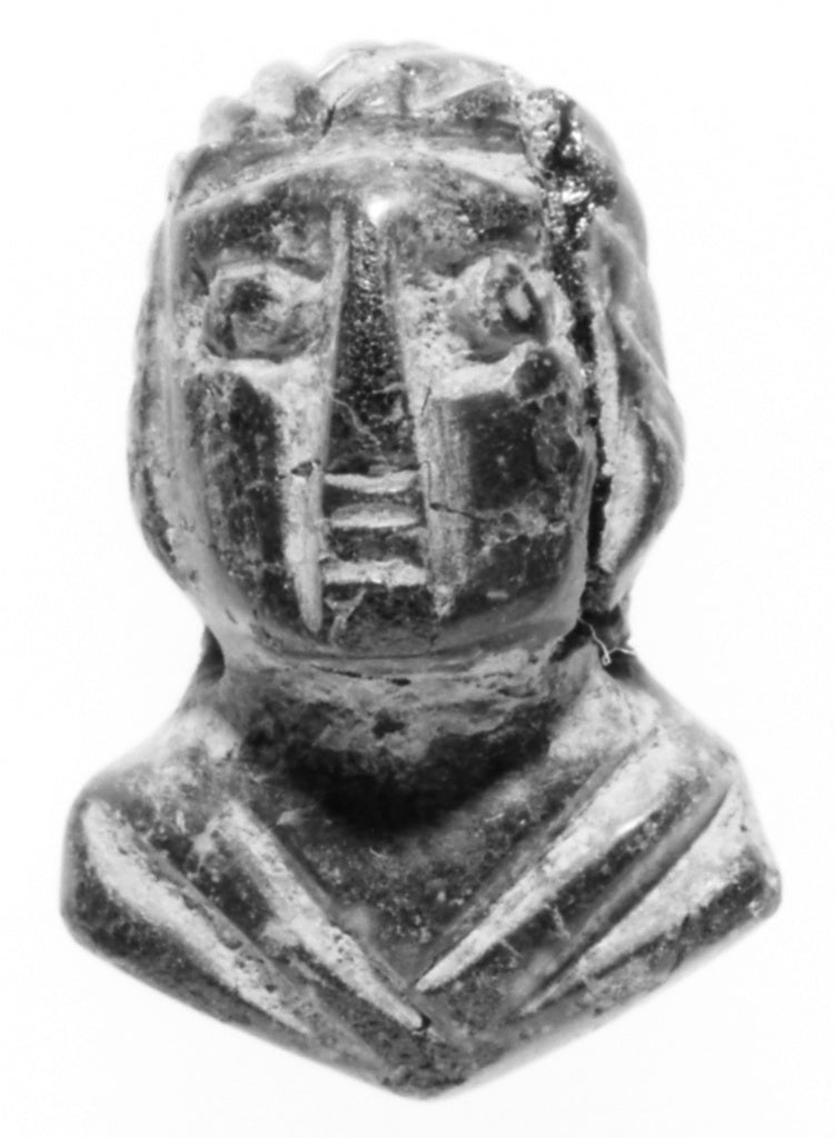 Unknown:Head from a Figurine, Poster Print Wall Art