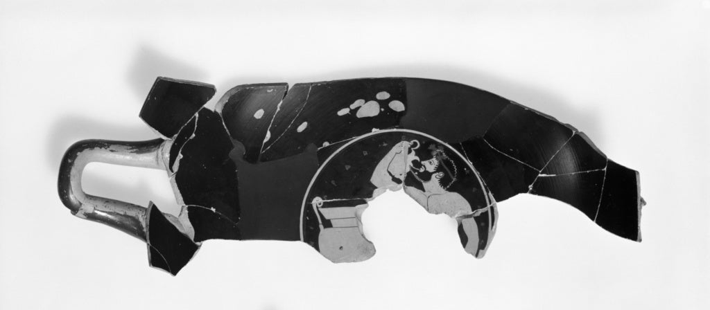 EpiktetosAttributed to:Fragmentary Attic Red-Figure Kylix, Poster Print Wall Art