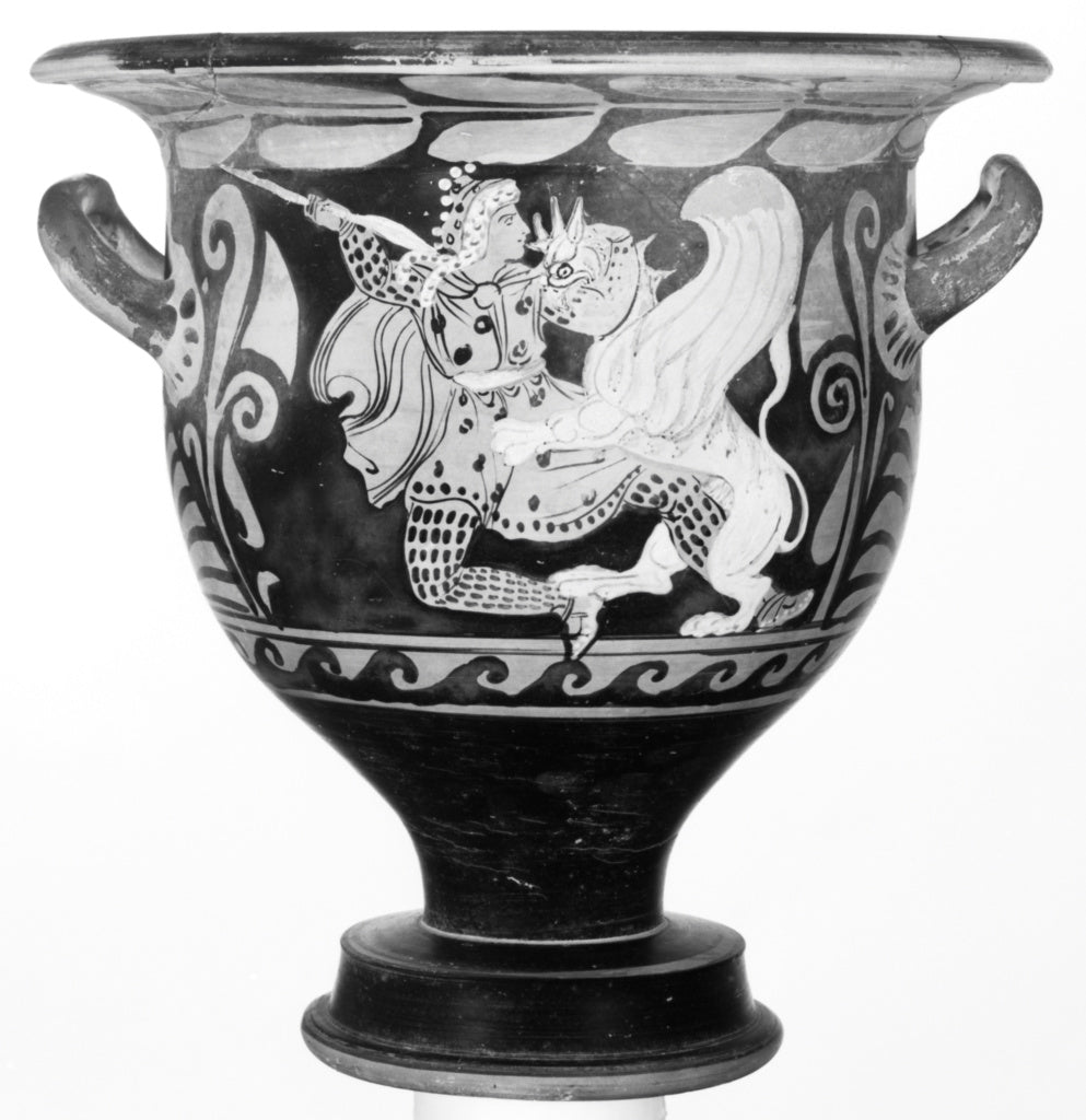 Ixion PainterAttributed to the:Campanian Bell Krater, Poster Print Wall Art