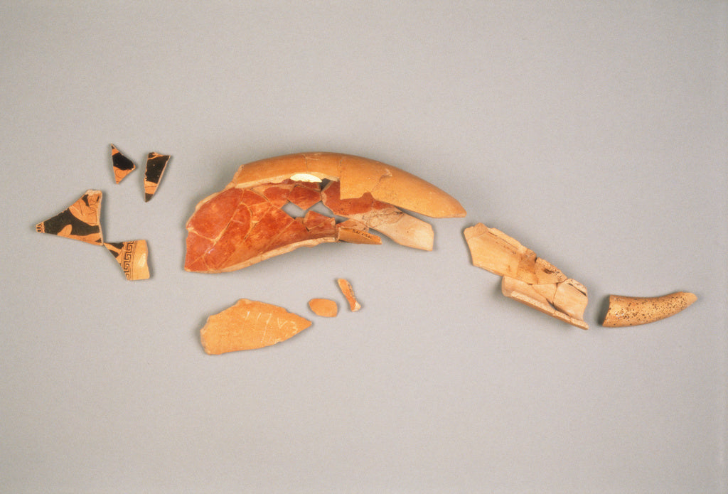 Unknown:Attic Red-Figure Keras Fragment (comprised of 22 joi, Poster Print Wall Art