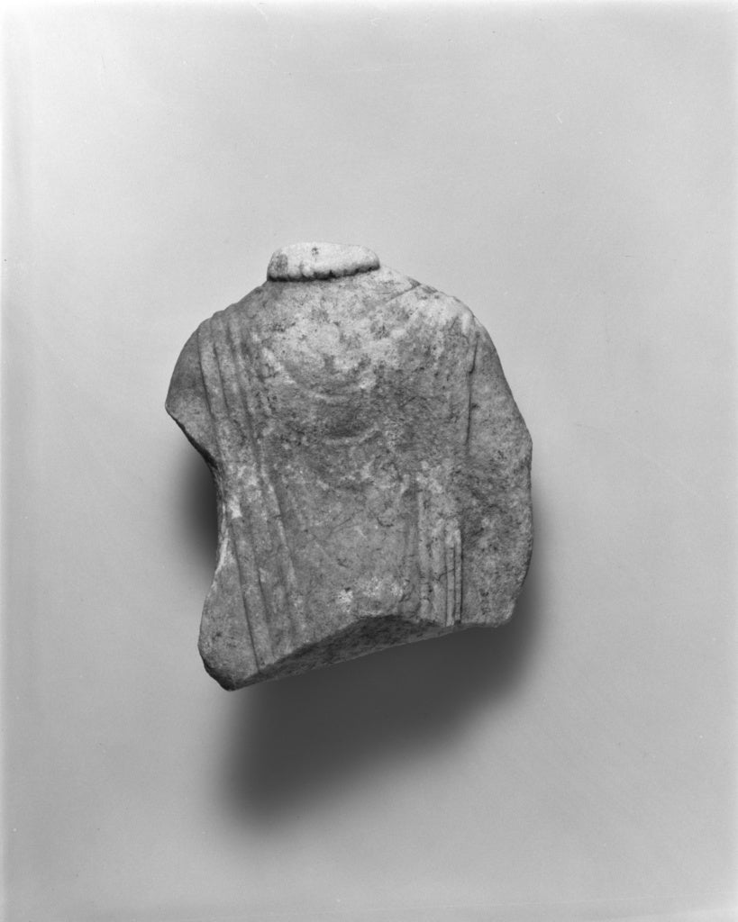 Unknown:Fragment of a Statuette of a Kore, Poster Print Wall Art