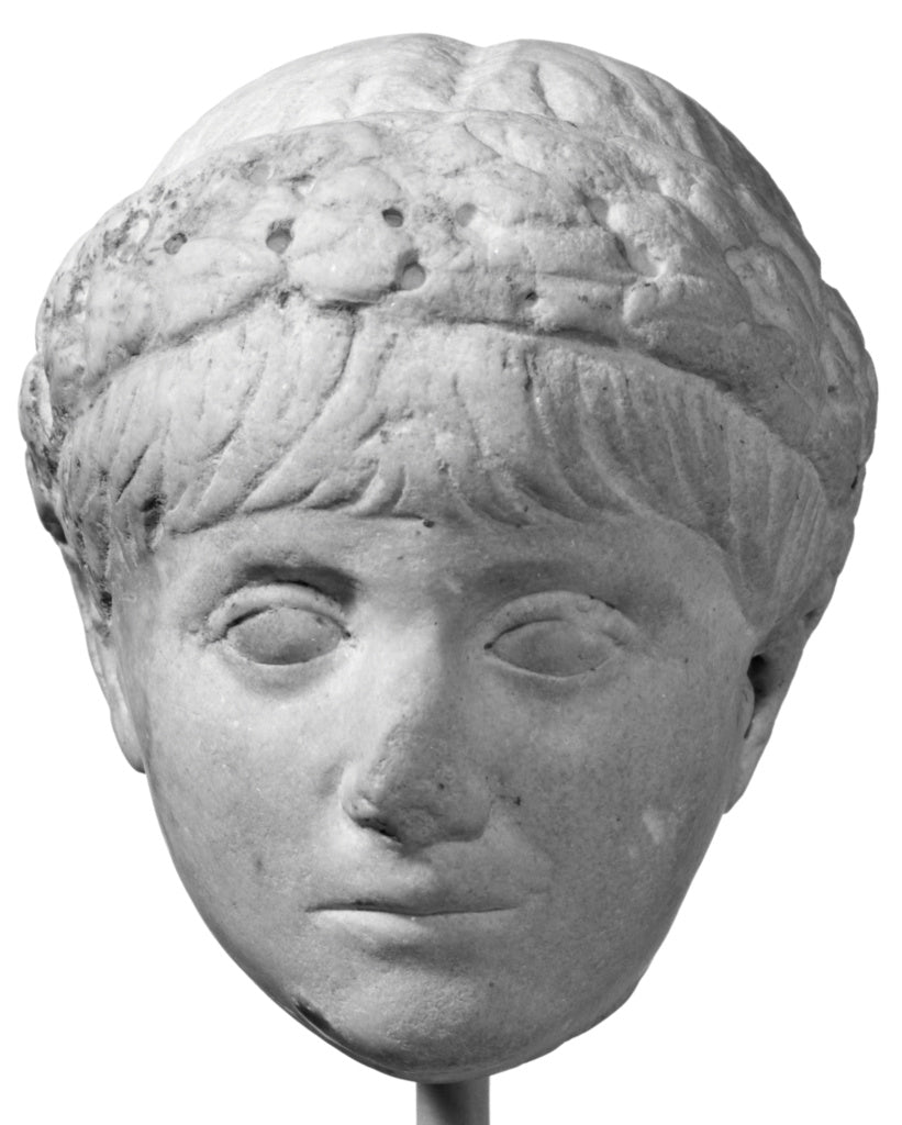 Unknown:Roman Portrait Head, Poster Print Wall Art