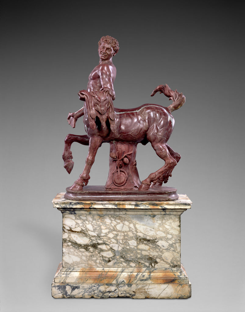 Unknown:Statue of a Centaur with its Base, Poster Print Wall Art