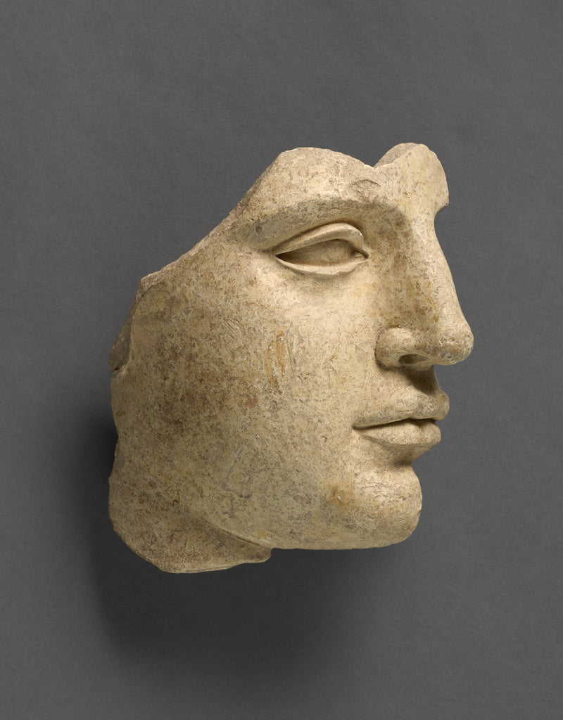 Unknown:Fragment of a Head, Poster Print Wall Art
