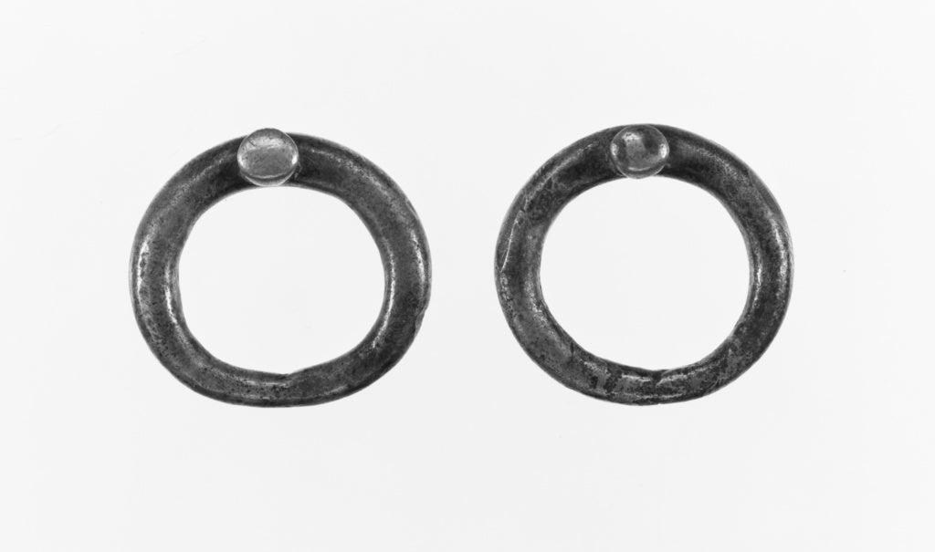 Unknown:Solid Silver Ring (part of a Belt Buckle), Poster Print Wall Art