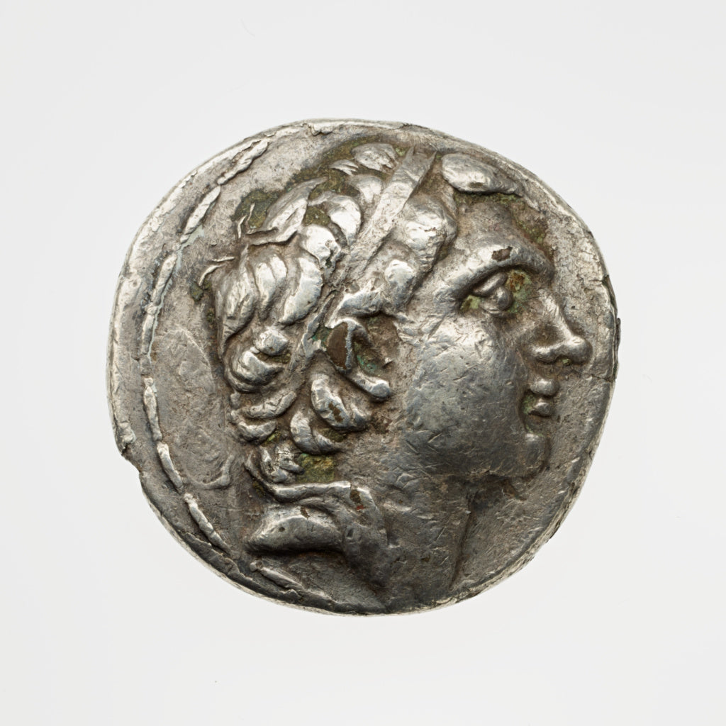 Unknown:Forged Tetradrachm of Antiochus III, Poster Print Wall Art