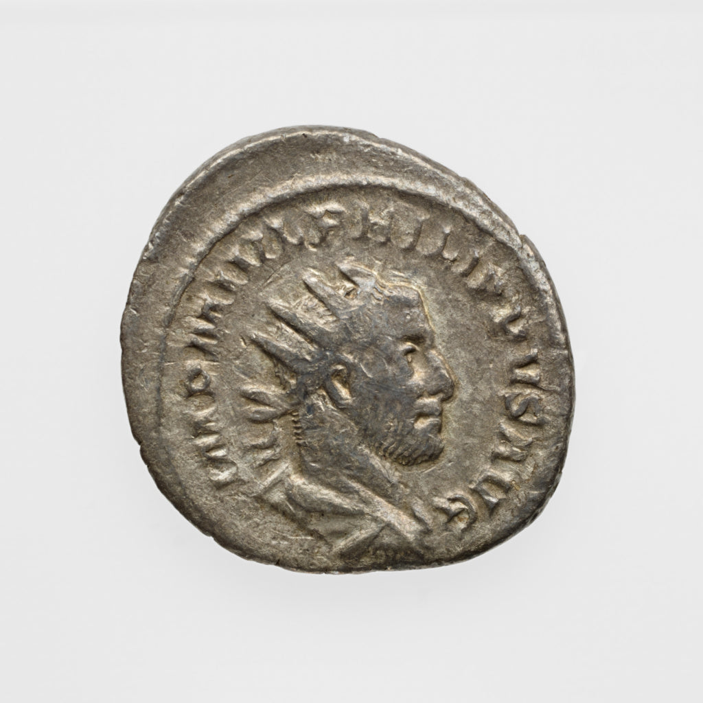 Unknown:Antoninianus of Philip I, Poster Print Wall Art