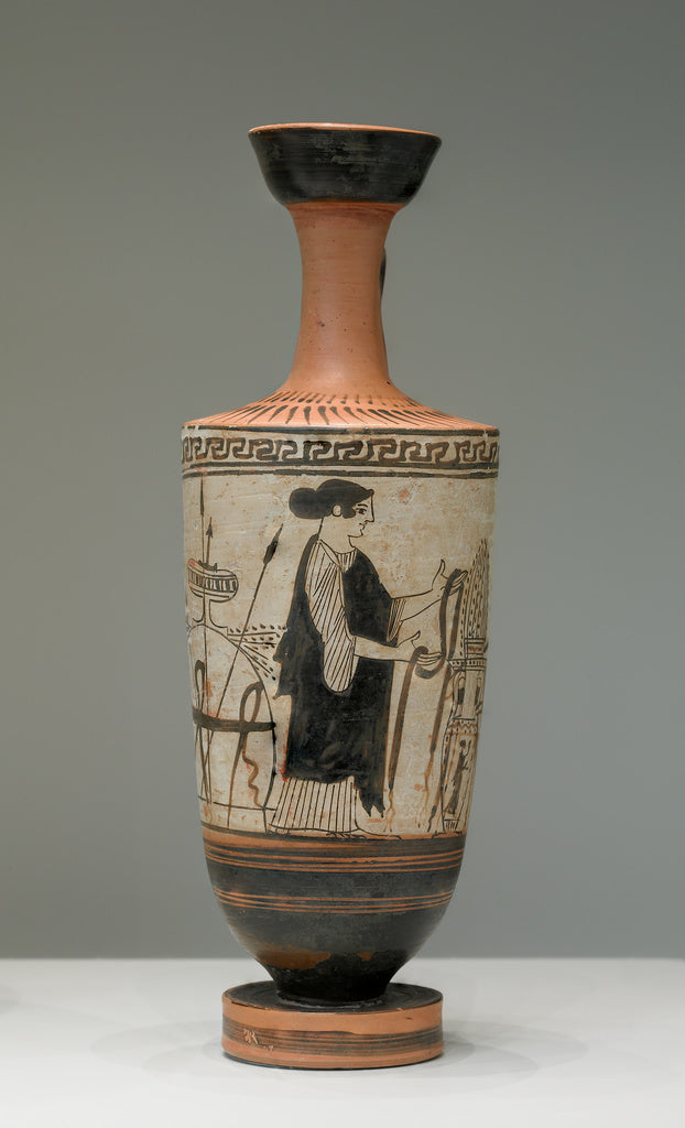 Unknown:Attic White-Ground Lekythos, Poster Print Wall Art