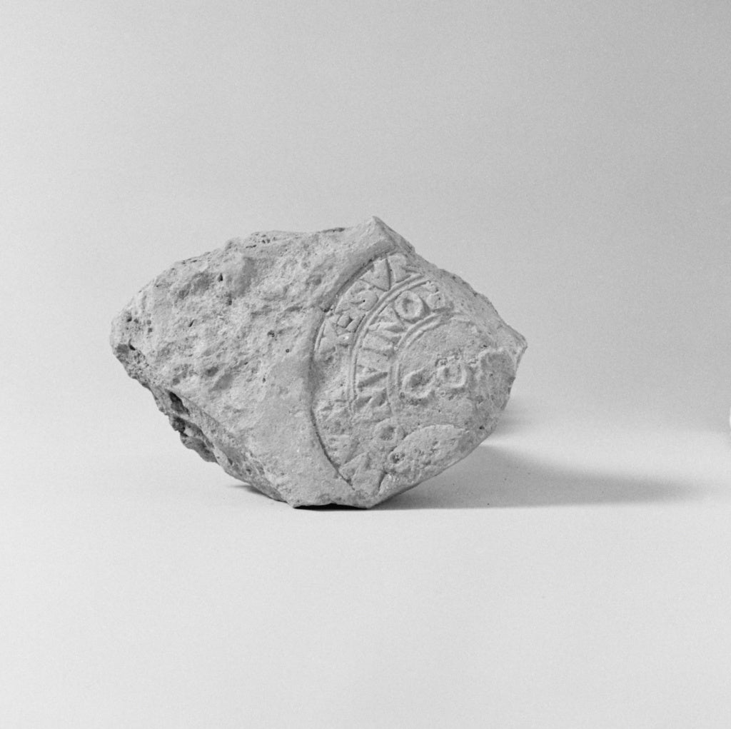 Unknown:Stamped Tile Fragment, Poster Print Wall Art