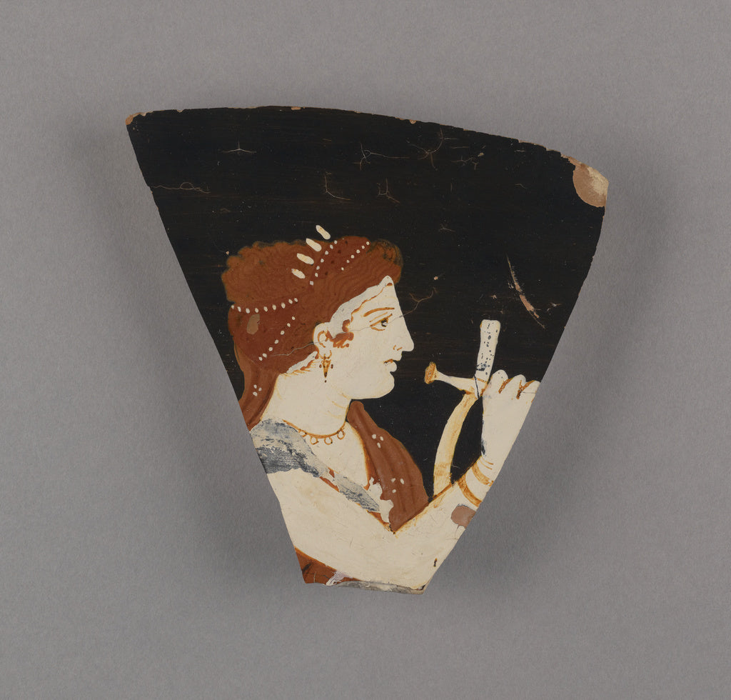 Konnakis Painter , active about 375 - 350 B.C.):Fragment of , Poster Print Wall Art