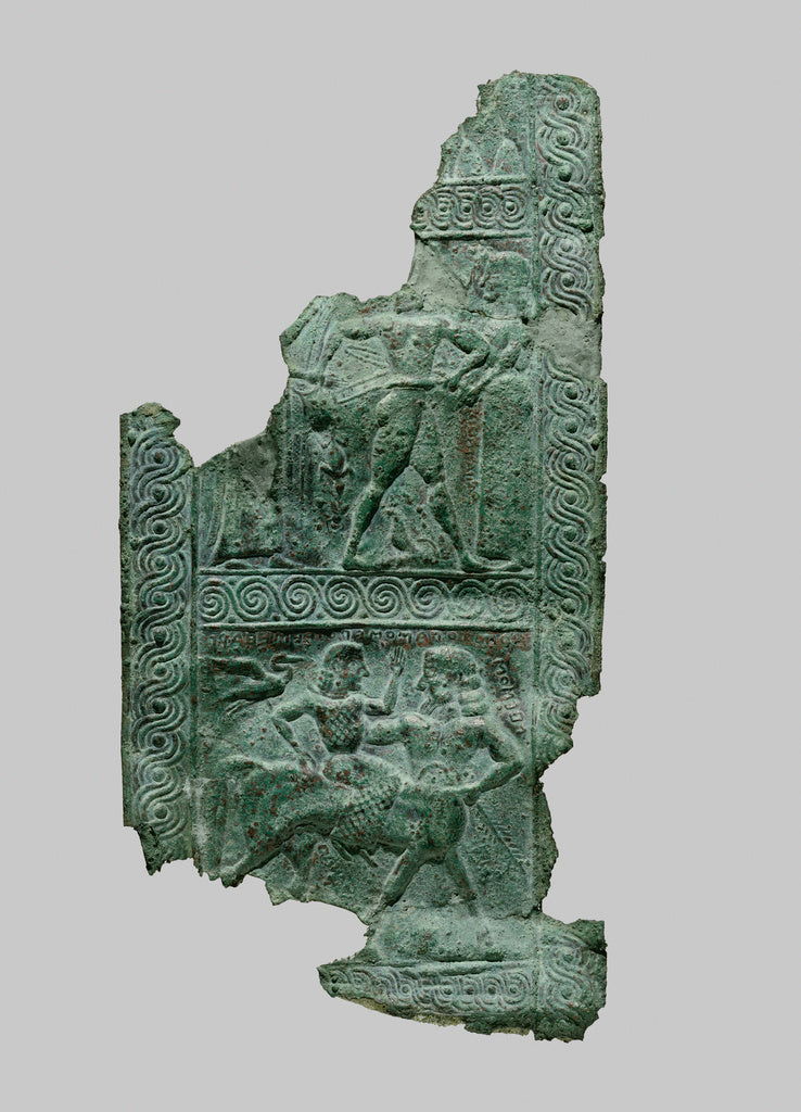 Aristodamos of ArgosSigned by:Shield Strap Fragment, Poster Print Wall Art