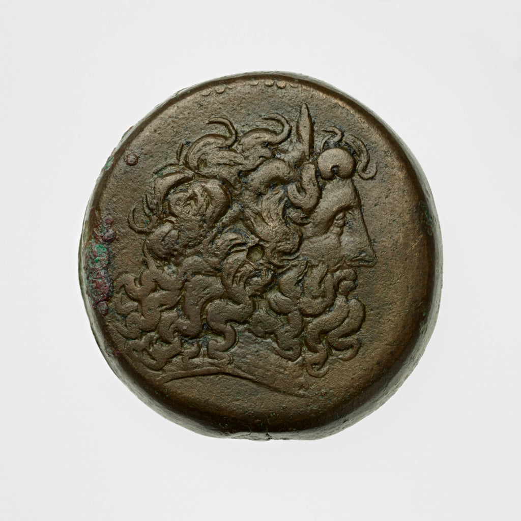 Unknown:Coin with Ptolemy (III Euergetes III ?), Poster Print Wall Art