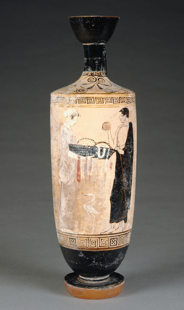 Timokrates PainterAttributed to the:White-Ground Lekythos, Poster Print Wall Art